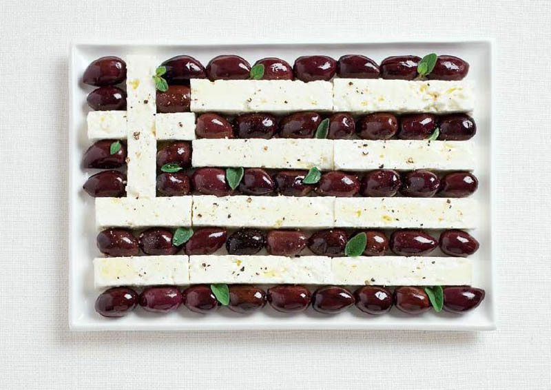 greece-flag-made-from-food
